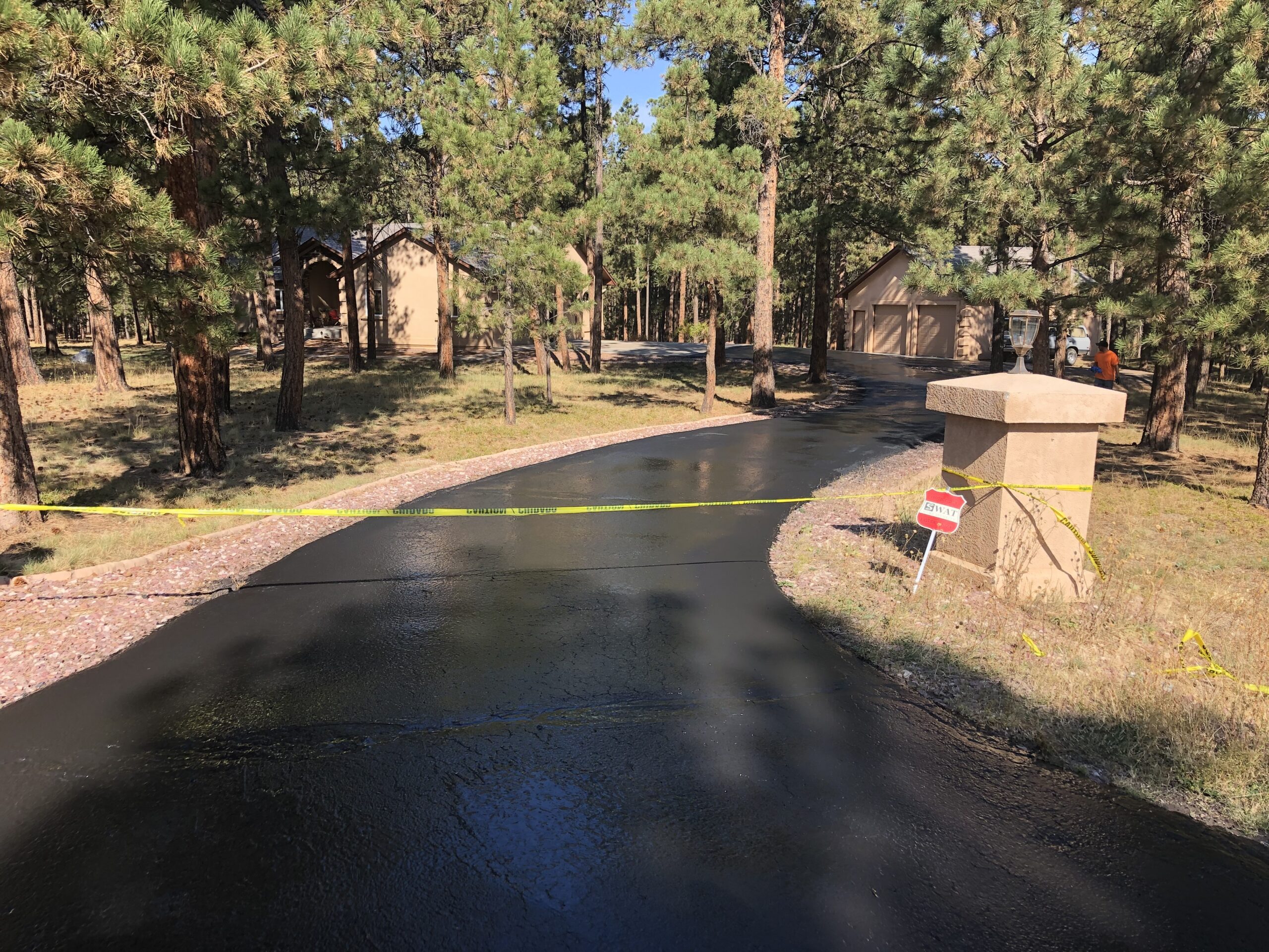 Sealcoating Colorado Springs residential driveway