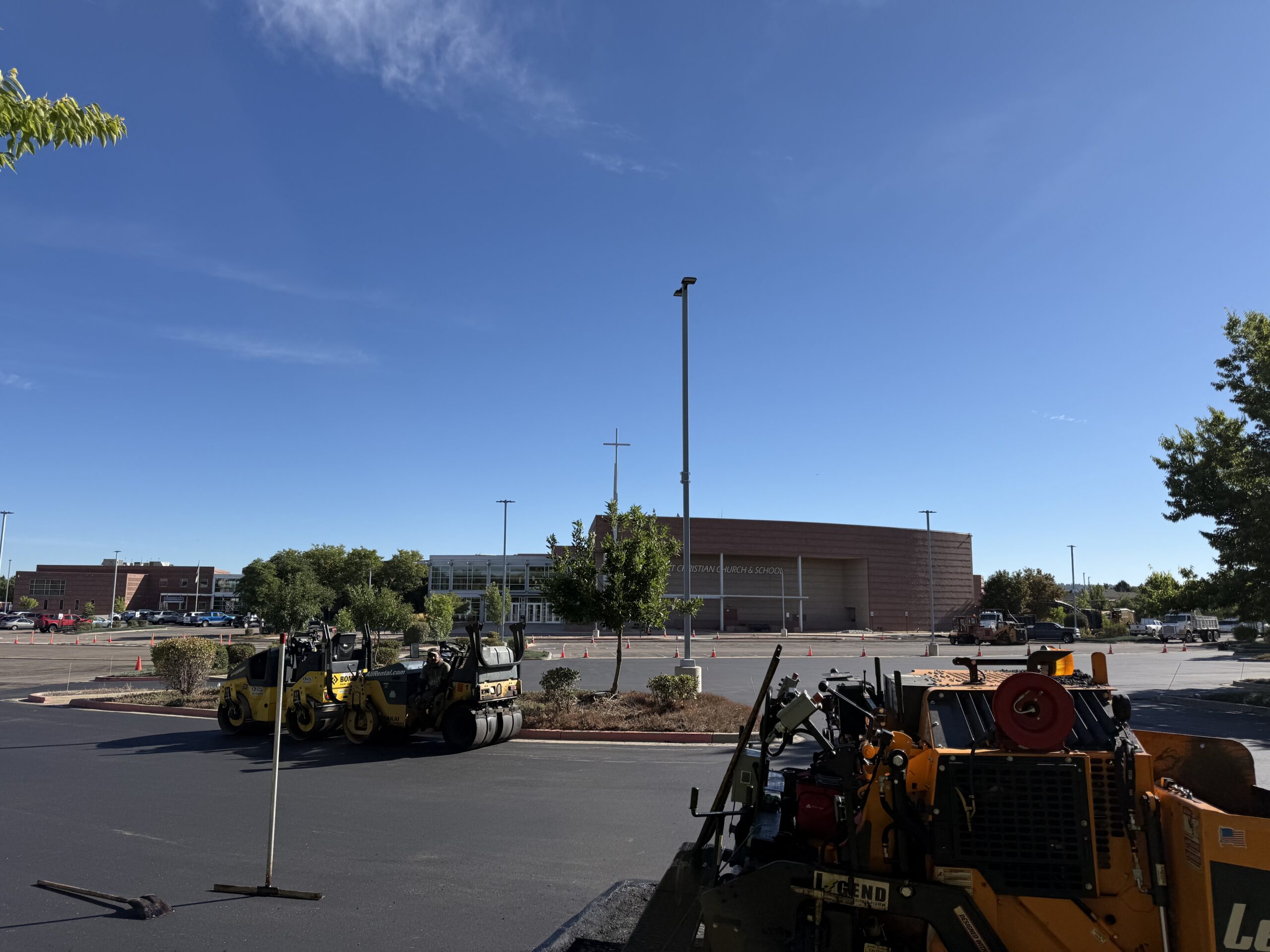 Commercial parking lot Colorado Springs