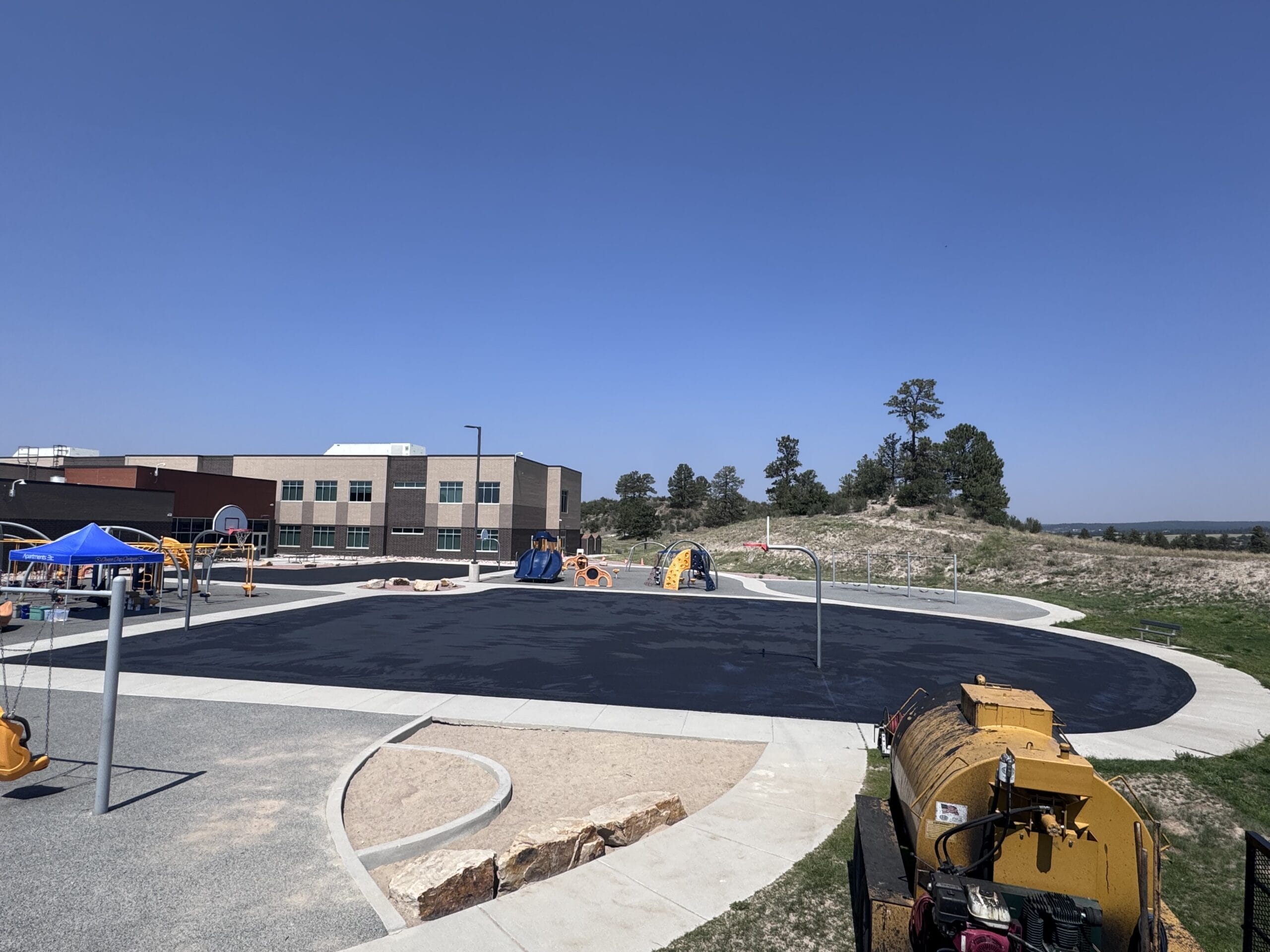 Apartment complex lot sealcoating Colorado Springs